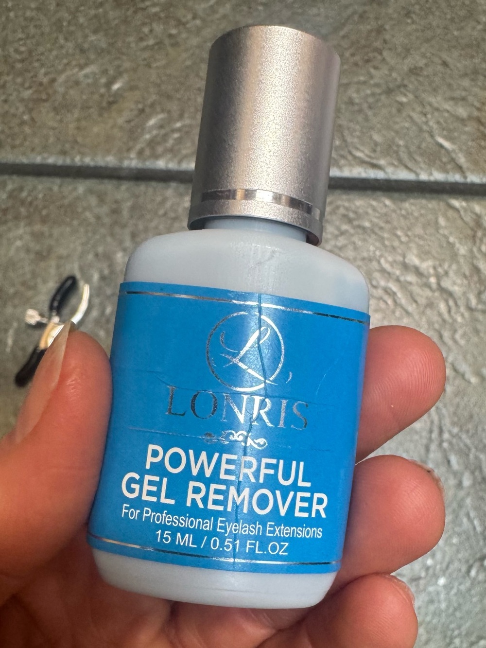 Powerful Eyelash Gel Remover - Blue - 15ml